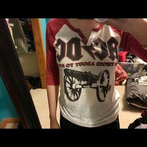 F21 AC/DC Baseball Tee